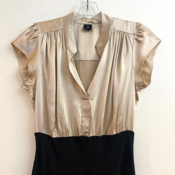 Sir The Label Silk Colorblock Business Casual Designer Midi Dress S ALTERED - Picture 4 of 11